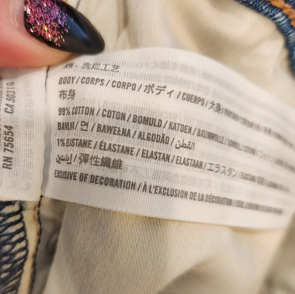 NWT Abercrombie Plus Size 24 the skinny highrise distressed jeans. - Picture 8 of 15